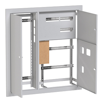 Щит этажный 3 кв, слаботочка слева (1000х950х150) PROxima EKF