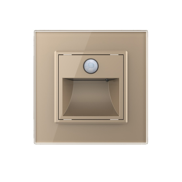 Подсветка лестницы, пола с датчиком движения Золотая Livolo