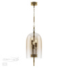 Подвес E14 3*40W BELL бронзовый с патиной/"коньячный"/стекло ODEON LIGHT