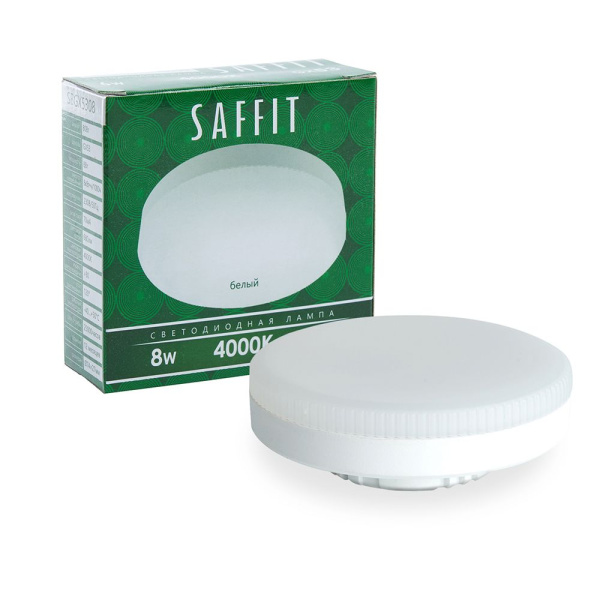 Лампа светодиодная SAFFIT SBGX5308 GX53 8W 6400K