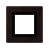 Рамка из натурального дерева, "Avanti", венге, 1 пост (2 мод.) DKC