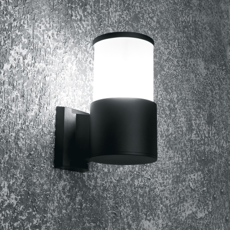 Светильник садово-парковый Feron DH0904,на стену вверх, E27 230V, черный