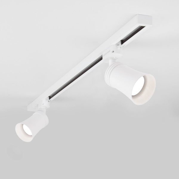 Трековый светильник для однофазного шинопровода 1*GU10 белый IP20 Vetro (a043141) Elektrostandard