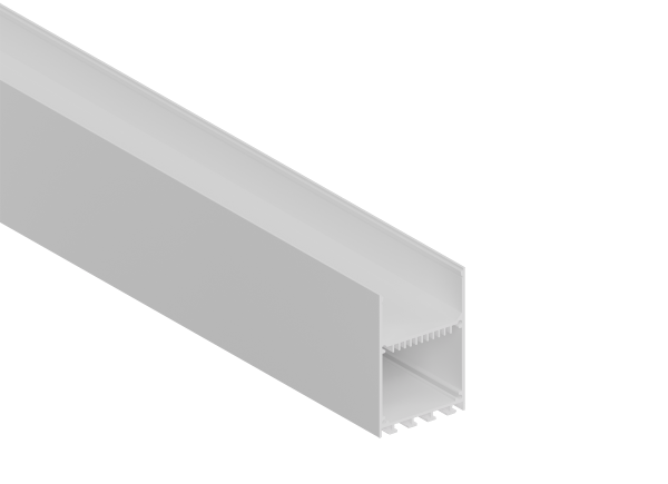 Donel Накладной/подвесной алюминиевый профиль, 50х73,5х2000. Цвет: Белый матовый, RAL9003,серия:DN8HF