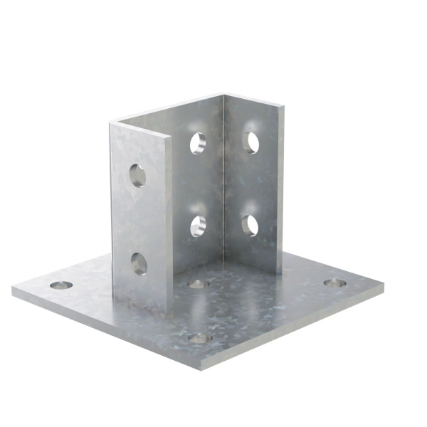 Усиленное крепление к потолку для двойного С-образного профиля 41х41,INOX DKC