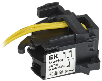 Контакт аварийный АКм-250е (АКм-35) для ВА88-35 MASTER с электронным расцепителем IEK