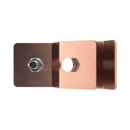 Держатель прутка на водостоке с болтом, медь DKC