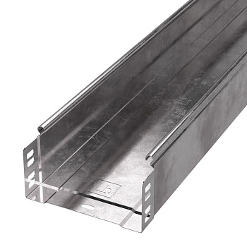 Лоток неперфорированный Стандарт 150х80х3000 (1,0 мм) (6 м/уп) Промрукав