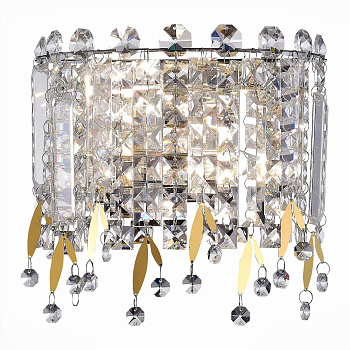 Бра Золотистый/Прозрачный E14 2*40Вт SL1655.201.02 ST LUCE