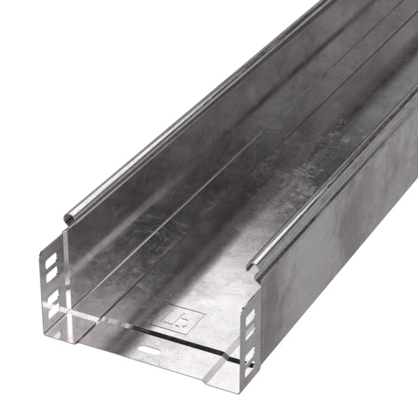 Лоток неперфорированный Стандарт 150х80х3000 (1,0 мм) (6 м/уп) Промрукав