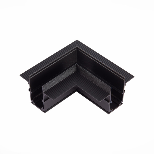 Угол-соединитель для встраиваемого магнитного шинопровода под ГКЛ 12мм Черный ST007.429.12 ST LUCE