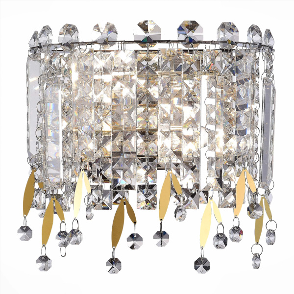 Бра Золотистый/Прозрачный E14 2*40Вт SL1655.201.02 ST LUCE