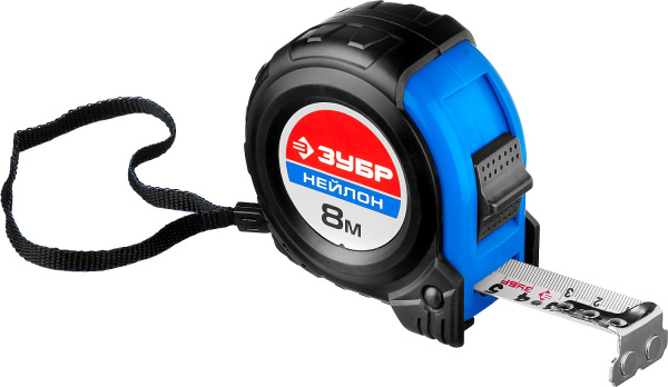 Рулетка Нейлон 8м х 25мм ЗУБР