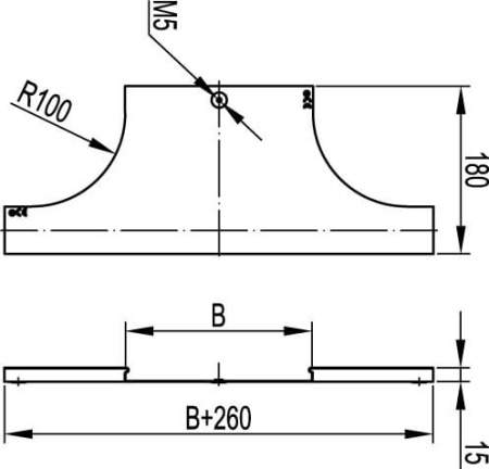 Крышка DL на ответвитель осн.50, горячеоцинкованная DKC