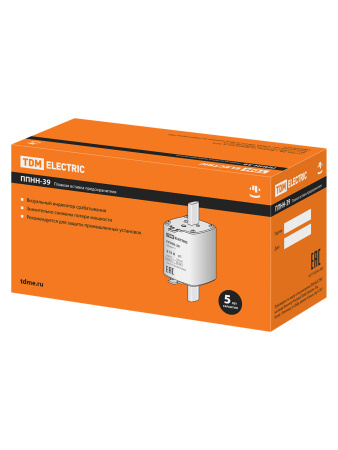 Плавкая вставка предохранителя ППНН-39, габарит 3, 200А TDM