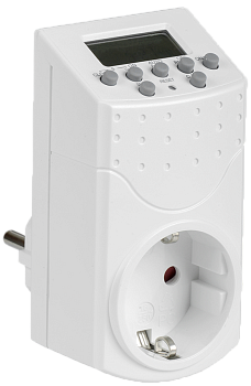 Розетка-таймер электронный РТЭ-1 1мин 7дн 140on/off 16А IP20 IEK