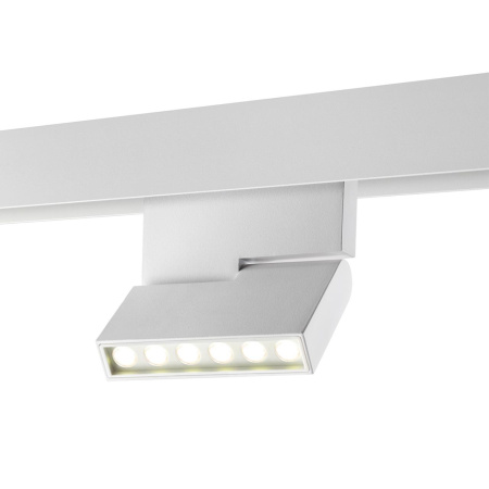 Трековый св-к димм.с ДУ,со сменой цв.темп.IP20 LED 3000~6500К 12W 48V белый FLUM D NOVOTECH