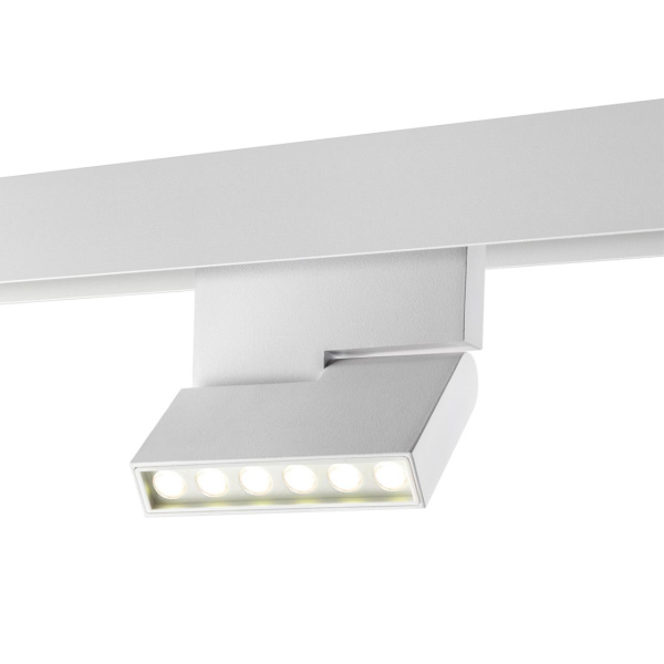 Трековый св-к димм.с ДУ,со сменой цв.темп.IP20 LED 3000~6500К 12W 48V белый FLUM D NOVOTECH