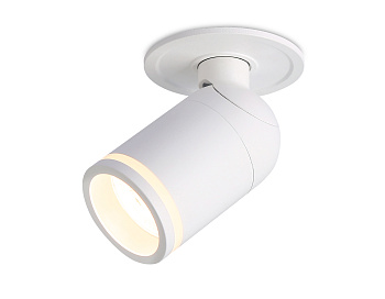 Встраиваемый точечный светильник MR16 с поворотным механизмом TA1272 SWH/FR белый/белый матовый MR16 GU5.3 D55*136 Ambrella Light