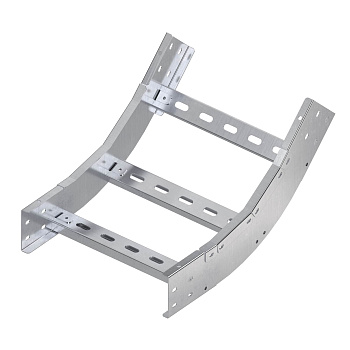 Угол лестничный вертикальный внутренний 45 градусов 100х300, толщ. 3 мм, R300, алюминий DKC