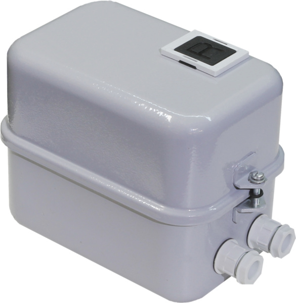 Пускатель электромагнитный ПМ12-010210 У2 В, 380В/50Гц, 1з, 10А, нереверсивный, с реле РТТ5-10-1 7,0-10,0А, в корпусе IP54, с кнопкой R Электротехник