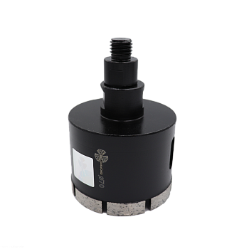 Коронка алмазная по керамограниту 70 мм Серебряная пайка GCB769 Trio-Diamond