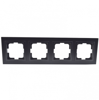Despina Рамка универсальная 4 мест . графит IP20 Mono