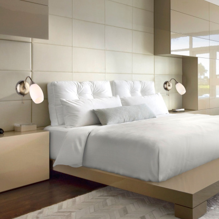 Бра со стеклянным плафоном 1*E14 40Вт античная бронза IP20 Ginevra (30280/1 античная бронза) Eurosvet