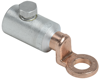 Медно-алюминиевый механический наконечник со срывными болтами АММН 25-95 до 35кВ IEK