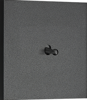 Donel N96 выключателя звонкового типа на 1 тумблер, Каплевидный, 10AX 250V, Черный, серия DT