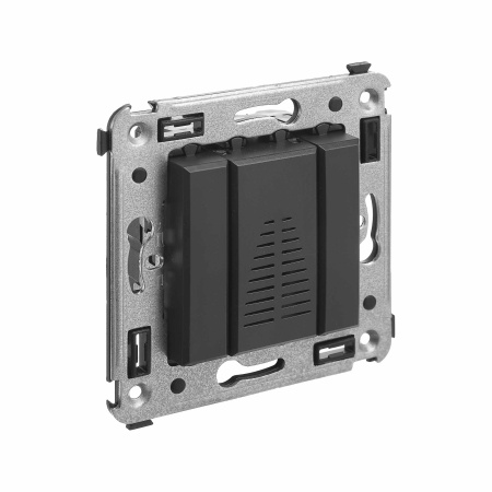 Звонок в стену, "Avanti", "Черный матовый" DKC