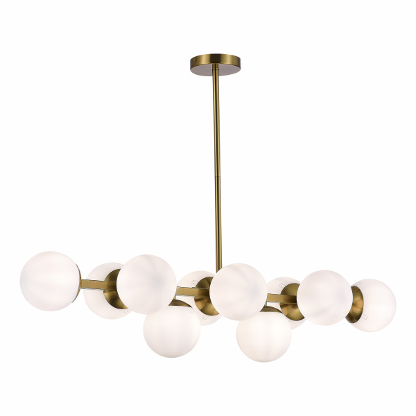 Люстра потолочная Золотистый/Белый E27 10*60Вт SLE1191-202-10 EVOLUCE