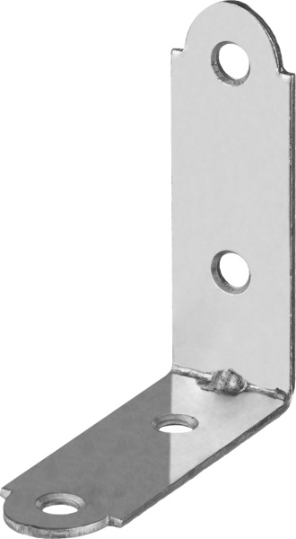 Уголок мебельный узкий УМ-1.5, 50х50х17 х 1.5мм, белый цинк, ЗУБР