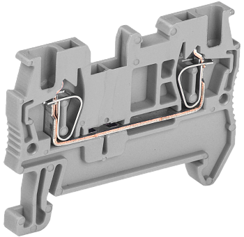 Клемма пружинная КПИ 2в-1,5 17,5А серая IEK