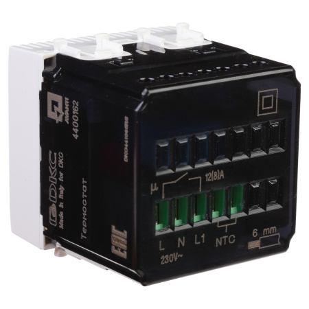 Термостат модульный для теплых полов, "Avanti", "Белое облако", 2 модуля DKC