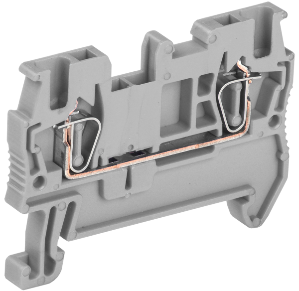 Клемма пружинная КПИ 2в-1,5 17,5А серая IEK