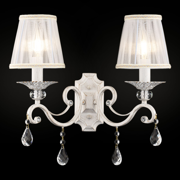 Бра 2*E14 40Вт Белый с Золотом IP20 Grace ARM247-02-G Maytoni