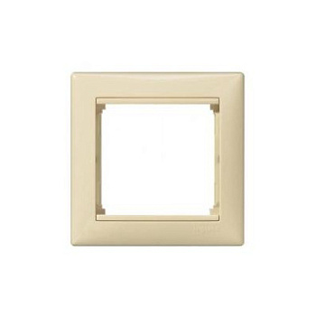 VALENA Рамка 1 постовая СУ горизонтальная слоновая кость IP20 Legrand