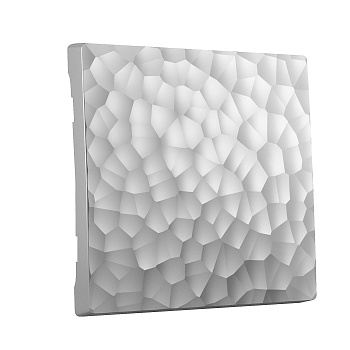 Клавиша для выключателя перекрестного (серебряный) Hammer СУ IP20 Werkel