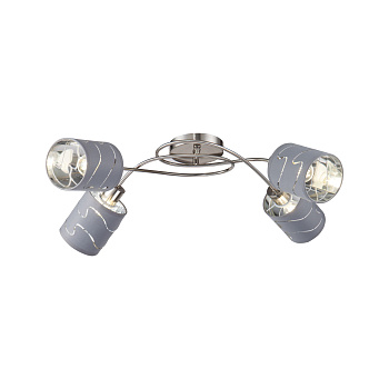 Потолочный светильник 4*E14 60Вт Никель IP20 Joell FR5001CL-04N Freya