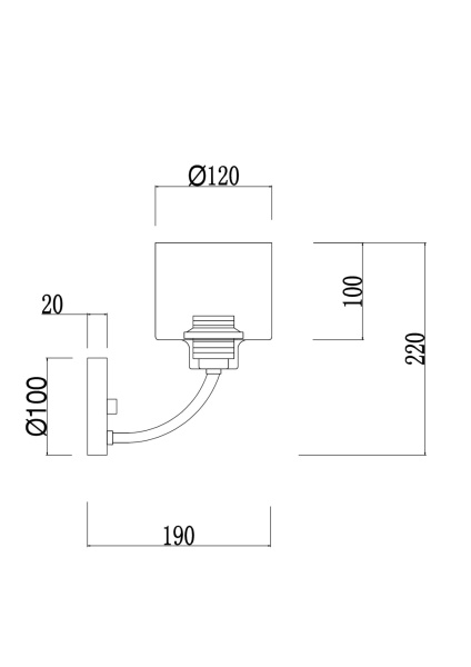 Бра 1*E27 60Вт Черный и Хром IP20 Teodora FR5003WL-01B Freya