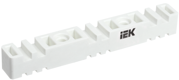Изолятор шинный плоский ИШП 3P для шин 5мм и 10мм 270мм IEK