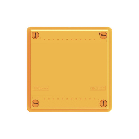 Коробка пластиковая FS с гладкими стенками и клеммниками, IP56, 100х100х50 мм, 4р, 450V, 6A, 4 мм2 DKC