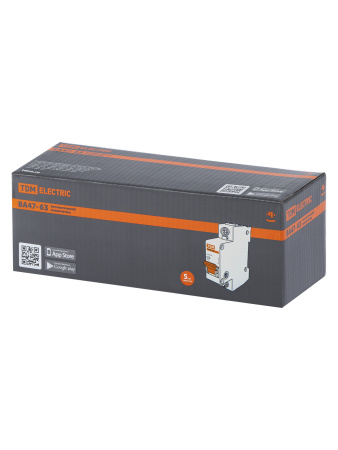 Выключатель автоматический ВА МОД ВА47-63 1П 16А 4,5кА В TDM Выключатель автоматический ВА МОД ВА47-63 1П 16А 4,5кА В TDM