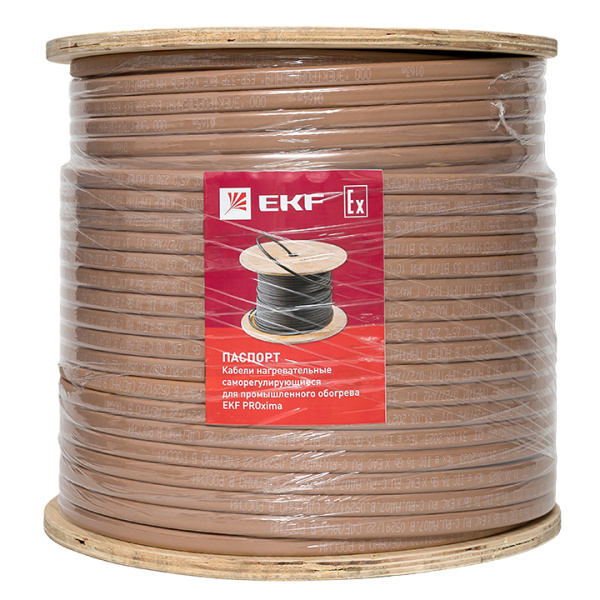 Саморегулирующийся нагревательный кабель ESR-25P (25 Вт/м) 200 м, полиолефин EKF Саморегулирующийся нагревательный кабель ESR-25P (25 Вт/м) 200 м, полиолефин EKF