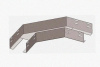 Лоток угловой глухой КГГ 100х50-135 УХЛ1 поворот на 135, оцинкованный лист S1,0