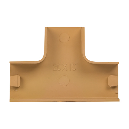 Угол T-образный (20х10) (4 шт) светлое дерево EKF-Plast