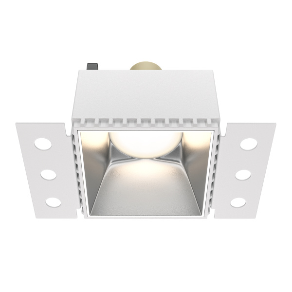 Встраиваемый светильник 1*GU10 20Вт Матовое Серебро IP20 Downlight DL051-01-GU10-SQ-WS Technical Maytoni