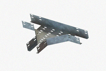 Лоток тройниковый перфорированный ОТ 150х50 УТ1,5, оцинкованный лист S1,5