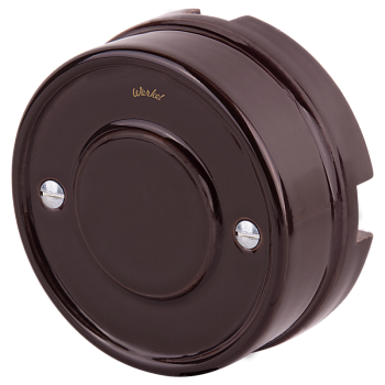 Распределительная коробка (коричневый) Ретро ОУ IP20 Werkel